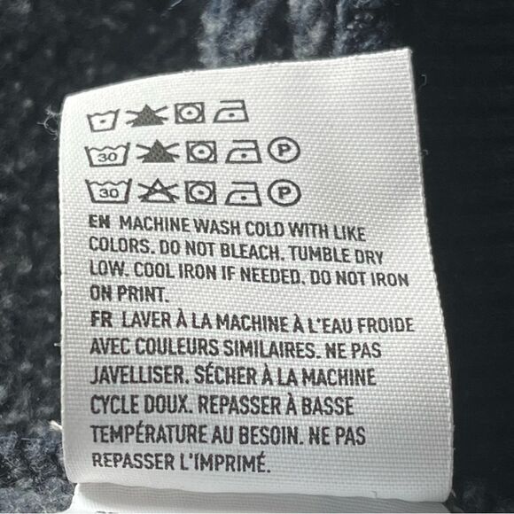 AMERICAN Eagle Outfitters hoodie drawstrings navy blue hot pink logo size XS - Picture 10 of 15